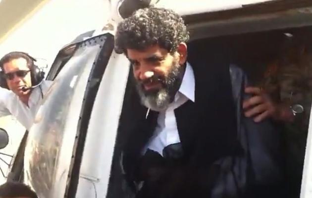 Grab vidéo de l'ex-chef de renseignements libyens Abdallah al-Senoussi, le 5 septembre 2012 à Tripoli [- / /AFP/Archives]