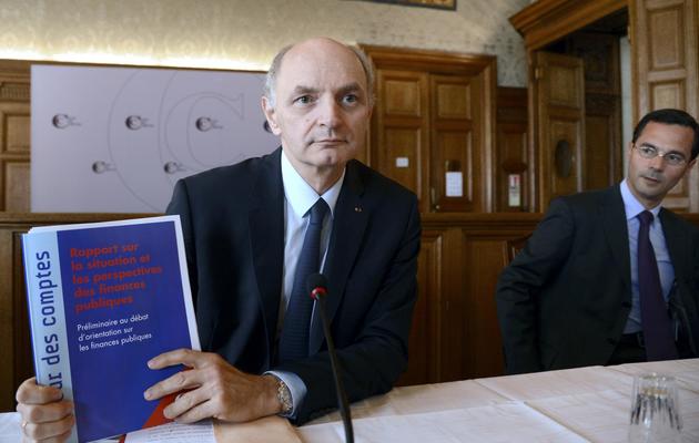 Le premier président de la Cour des comptes, Didier Migaud, présent le rapport sur le déficit public, le 27 juin 2013 à Paris [Bertrand Guay / AFP]