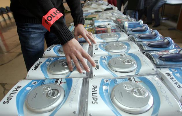 Saisie de la police de Marseille de produits volés à l'étalage par une bande organisée originaire de Bucarest [Boris Horvat / AFP/Archives]