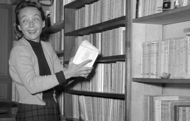 Marguerite Duras, à son domicile, au début des années 50 [- / AFP/Archives]