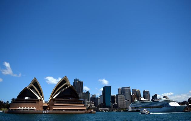 L'Opéra de Sydney, en Australie, l'un des monuments les plus visités du pays-continent [Saeed Khan / AFP/Archives]